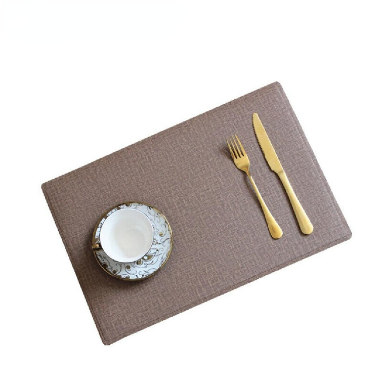 Umber Rea Faux Leather Rectangular Placemat Wayfair